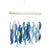 Blue Wave Tumbled Glass Wind Chime