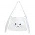 White Bunny Plush Easter Bucket