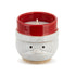 Small Ceramic Santa Candle