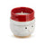 Small Ceramic Santa Candle