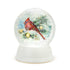 Lit Snow Frosted Cardinal Snow Globe