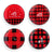 Oh So Good Plaid Snack Plates - 3 Assorted